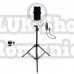 Lampa circulara,trepied 1.90m,suport telefon