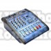 Mixer audio cu amplificare WG-4D USB cu putere de 2 x 100 W,4 canale