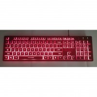 Tastatura luminata 3 culori multimedia 104 taste cu fir
