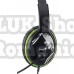 Casti genius hs-400a  cu fir standard utilizare multimedia microfon pe brat conectare prin jack 3.5 mm x 2 negru 