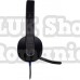 Casti logitech h540  cu fir standard utilizare multimedia call center microfon pe brat conectare prin usb 2.0 negru 