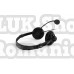 Casti genius hs-230u  cu fir standard utilizare multimedia microfon pe brat conectare prin usb negru 