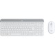 Tastatura si mouse logitech Slim wireless 1000 dpi taste format standard 104-108 taste mouse alb 3/1 butoane 104 920-009205
