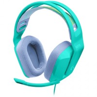 Logitech g335 wired gaming headset - mint - 3.5 mm 981-001024 Logitech g335 wired gaming headset - mint - 3.5 mm 981-001024