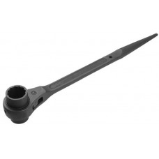 Cheie tubulara dubla cu clichet 17x19 mm Cr-V