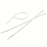 Colier din nailon pentru cabluri 4,8x200mm alb 100 buc