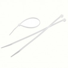 Colier din nailon pentru cabluri 4,8x350mm alb 100 buc