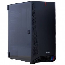 Carcasa Spacer Gaming Middle Tower Atx Hunter Fara Sursa Usa Sticla Securizata