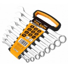 Set de 8 chei de piulite combinate Cr-V 8-19mm Industrial 