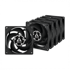 Ventilator arctic pc  p8 black - 5 pack