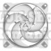 Ventilator arctic pc  bionix p120 120x120x25mm
