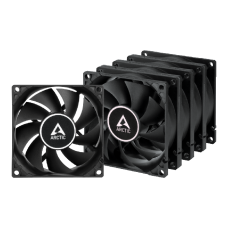 Ventilator arctic pc  f8 black - 5 pack