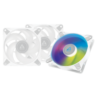 Ventilator arctic pc  p12 pwm pst a-rgb white - 3 pack