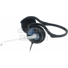 Casti genius hs-300n  cu fir standard utilizare multimedia call center microfon pe brat conectare prin jack 3.5 mm x 2 negru 