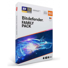 Licenta bitdefender antivirus family pack 15 utilizatori 1 an pt pc retail 