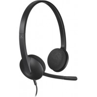 Casti logitech h340 cu fir standard utilizare multimedia call center microfon pe brat conectare prin usb 2.0 negru Casti logitech h340 cu fir standard utilizare multimedia call center microfon pe brat conectare prin usb 2.0 negru
