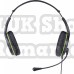 Casti genius hs-400a  cu fir standard utilizare multimedia microfon pe brat conectare prin jack 3.5 mm x 2 negru 
