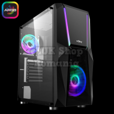 Carcasa nJoy Acrux Middle Tower ATX fara sursa Black 